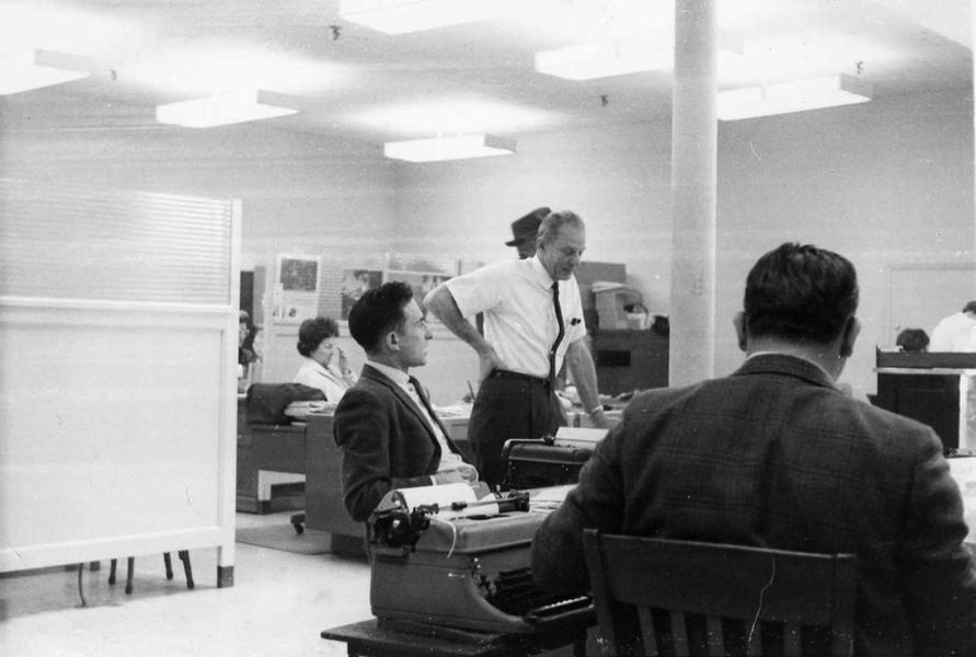 Charles Postell (from rear) at Moultrie Observer